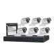 HIKVISION 6 unit 720P night vision security cc camera Package